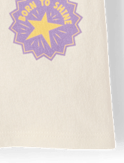 Baby And Toddler Girls Stamps Graphic Tee