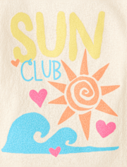 Baby And Toddler Girls Sun Club Graphic Tee