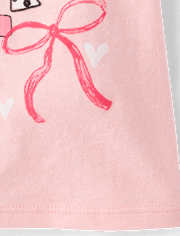 Baby And Toddler Girls Bows Graphic Tee