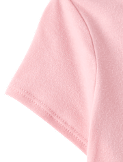 Baby And Toddler Girls Hibiscus Flower Graphic Tee