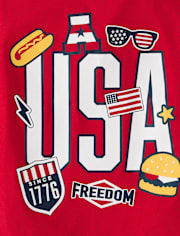 Boys USA Graphic Tee