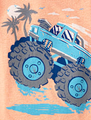 Baby And Toddler Boys Monster Truck Graphic Tee