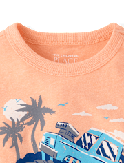 Baby And Toddler Boys Monster Truck Graphic Tee