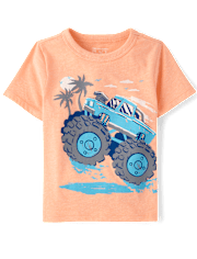 Baby And Toddler Boys Monster Truck Graphic Tee