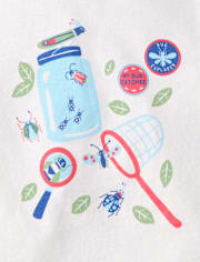 Baby And Toddler Boys Bug Catcher Graphic Tee