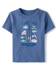 Baby And Toddler Boys Cutest Catch Graphic Tee