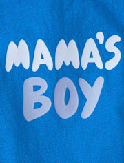 Baby And Toddler Boys Mama's Boy Graphic Tee
