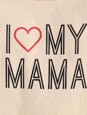 Baby And Toddler Boys Love My Mama Graphic Tee