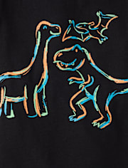Baby And Toddler Boys Dino Graphic Tee