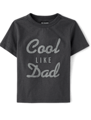 Baby And Toddler Boys Cool Like Dad Graphic Tee