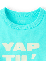 Baby And Toddler Boys Yap Graphic Tee