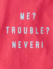 Baby And Toddler Boys Trouble Graphic Tee