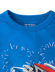 Baby And Toddler Boys Americana Monster Truck Graphic Tee