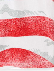 Baby And Toddler Boys American Flag Graphic Tee