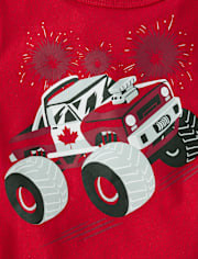 Baby And Toddler Boys Canada Monster Truck Graphic Tee