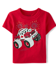 Baby And Toddler Boys Canada Monster Truck Graphic Tee