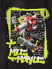 Boys Spider-Manâ¢ Miles Morales Graphic Tee