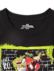 Boys Spider-Manâ¢ Miles Morales Graphic Tee