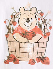 Girls Winnie The Poohâ¢ Strawberry Graphic Tee