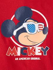 Baby And Toddler Boys Mickey Mouseâ¢ Americana Graphic Tee