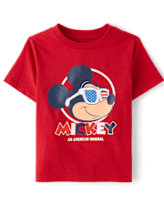 Baby And Toddler Boys Mickey Mouseâ¢ Americana Graphic Tee