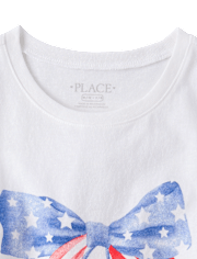 Girls Americana Cherries Graphic Tee