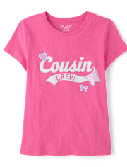 T-shirt graphique pour filles cousines
