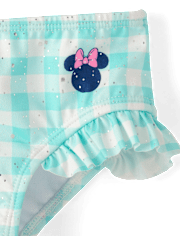 Toddler Girls Minnie Mouseâ¢ Gingham Tankini Swimsuit