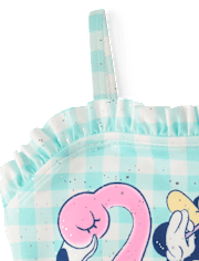 Toddler Girls Minnie Mouseâ¢ Gingham Tankini Swimsuit