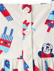 Toddler Girls Minnie Mouse™ Americana Tiered Dress