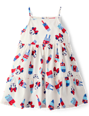 Toddler Girls Minnie Mouse™ Americana Tiered Dress