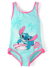 Girls Stitchâ¢ Surfboard One Piece Swimsuit
