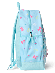 Girls Shakey Glitter Backpack