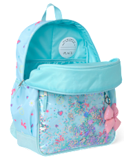 Girls Shakey Glitter Backpack