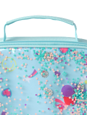 Boîte à lunch à paillettes tremblantes pour filles