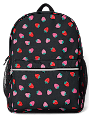 Girls Strawberry Backpack