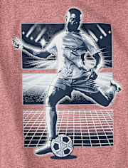Boys Soccer Player Graphic Tee