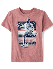 Boys Soccer Player Graphic Tee