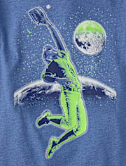 Boys Baseball Player Graphic Tee