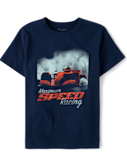 Boys Racecar Graphic Tee