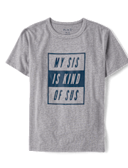 Boys Sis Is Sus Graphic Tee
