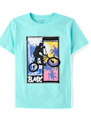 Boys BMX Bike Graphic Tee