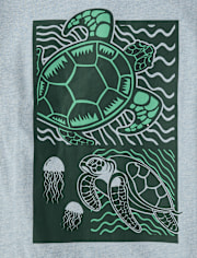 Boys Turtle Graphic Tee