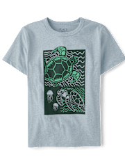 Boys Turtle Graphic Tee