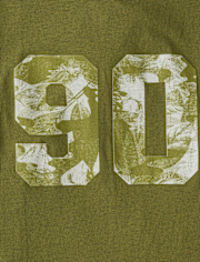 Boys Camo Varsity Graphic Tee