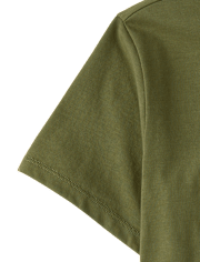 Boys Camo Varsity Graphic Tee