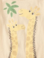 Baby And Toddler Boys Giraffe Graphic Tee