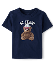 Baby And Toddler Boys Go Team Graphic Tee