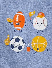 Baby And Toddler Boys Sports Graphic Tee