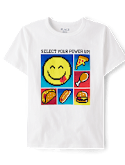 Boys Power Up Graphic Tee